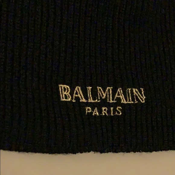 Balmain Paris x H&M Beanie NWOT - Picture 2 of 6